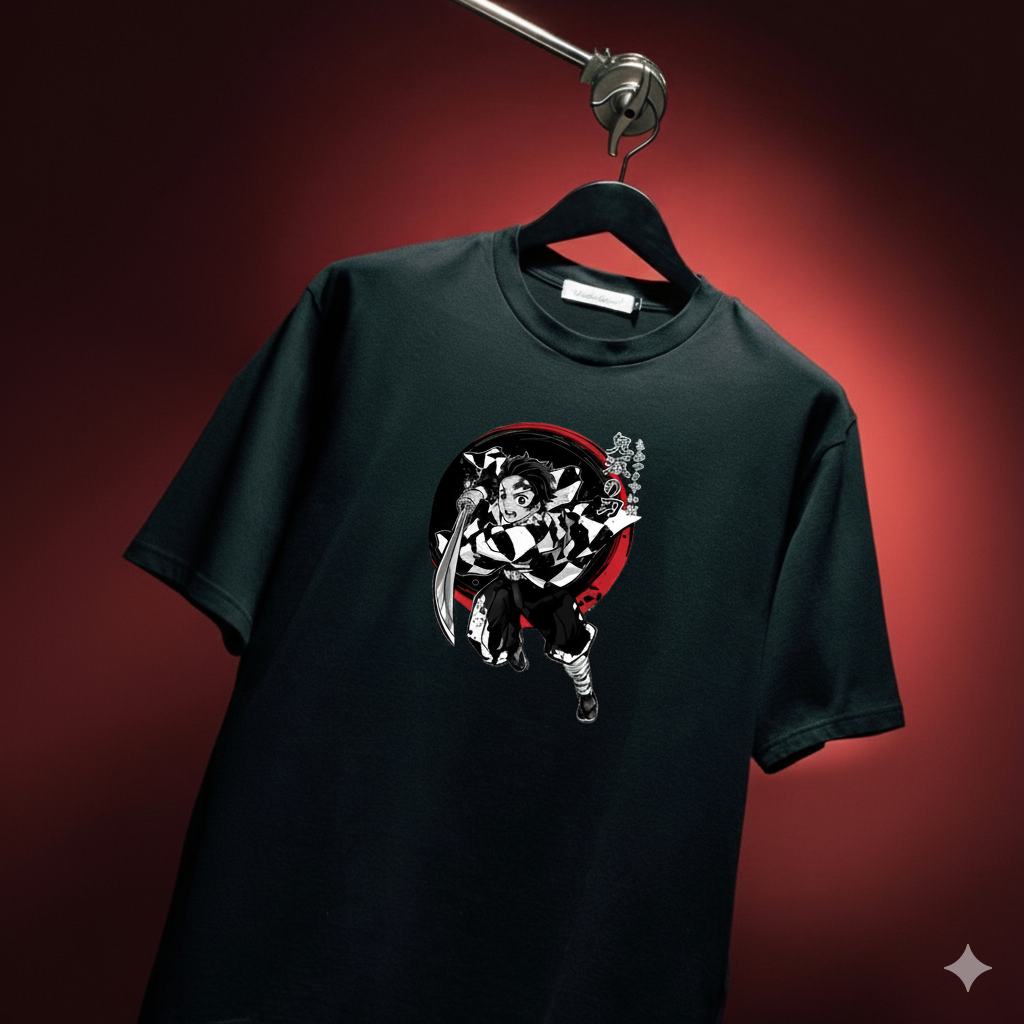Tanjhiro Demon Slayer Oversized T-shirt