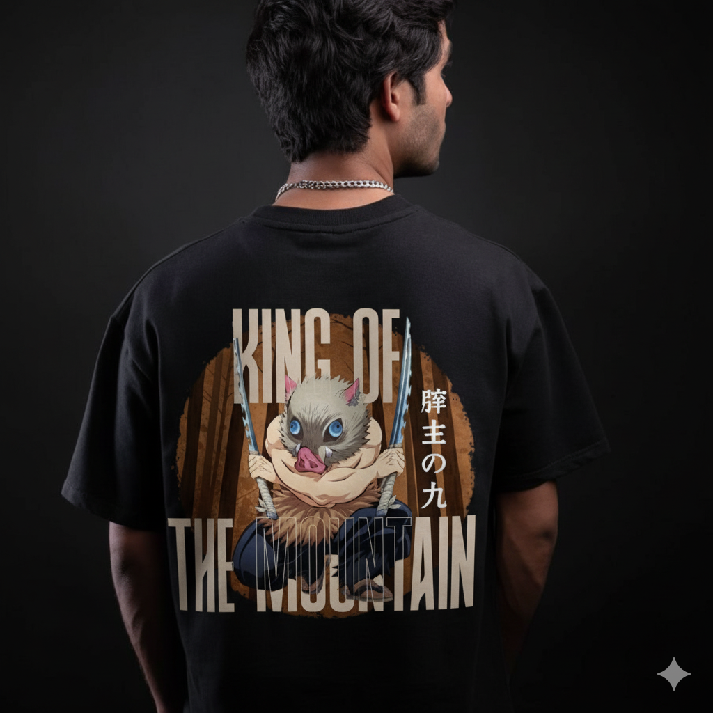 Inosuke Demon Slayer Oversized Tshirt