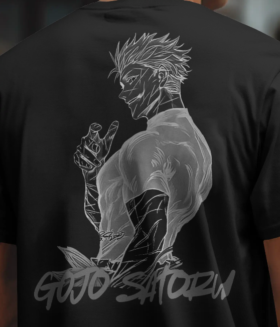 Gojo Satoru t-shirt Jujutsu Kaisen T-shirts - Limited edition (Black)