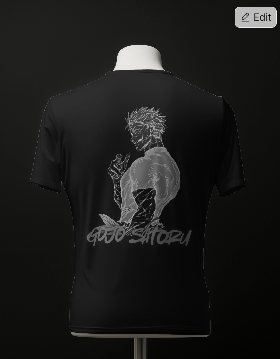 Gojo Satoru t-shirt Jujutsu Kaisen T-shirts - Limited edition (Black)