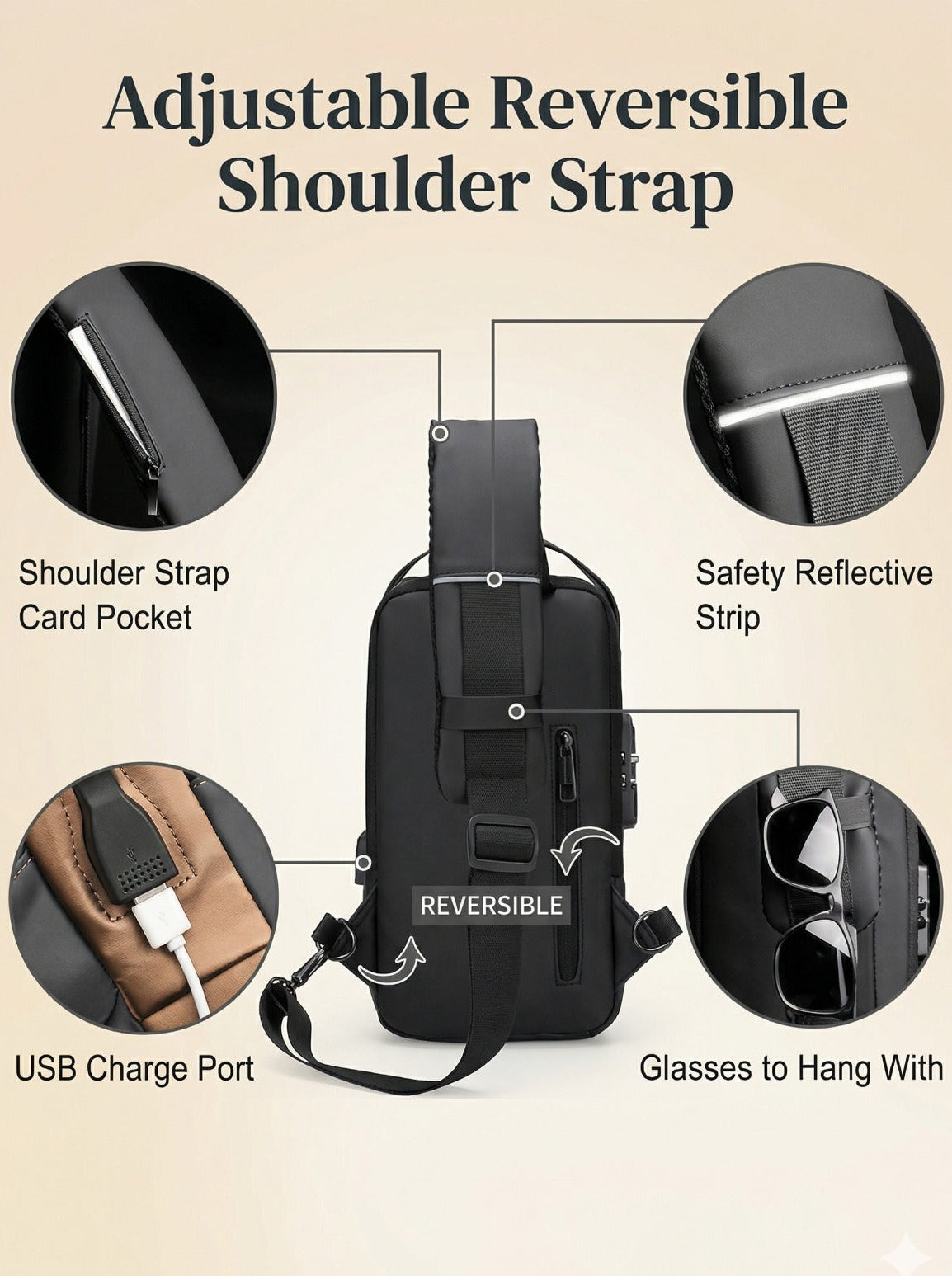 Smart Urban Carry Waterproof, Anti-Theft Design (Copper Dusk)