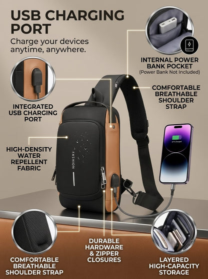 Smart Urban Carry Waterproof, Anti-Theft Design (Copper Dusk)
