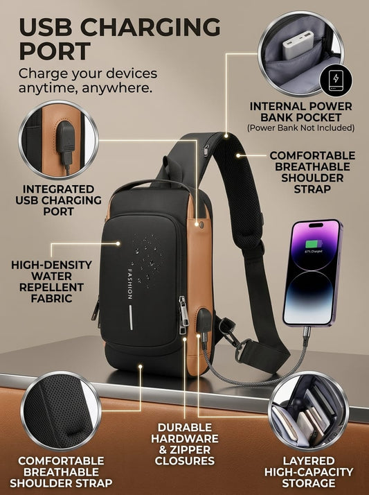 Smart Urban Carry Waterproof, Anti-Theft Design (Copper Dusk)