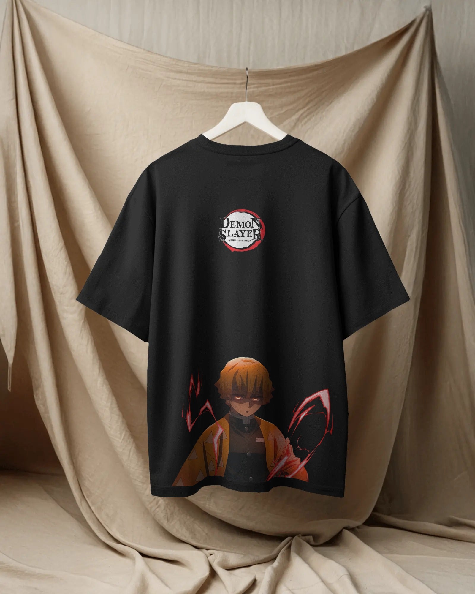 Zenitsu Infinity Castle Oversized Tshirt Demon Slayer