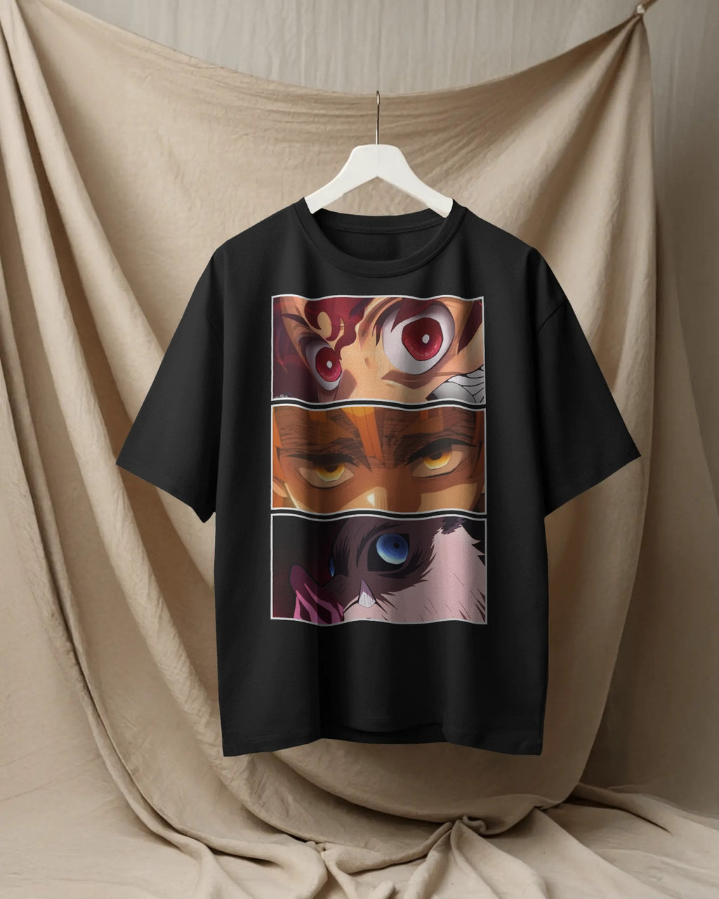 Trio Demon Slayer Oversized Tshirt