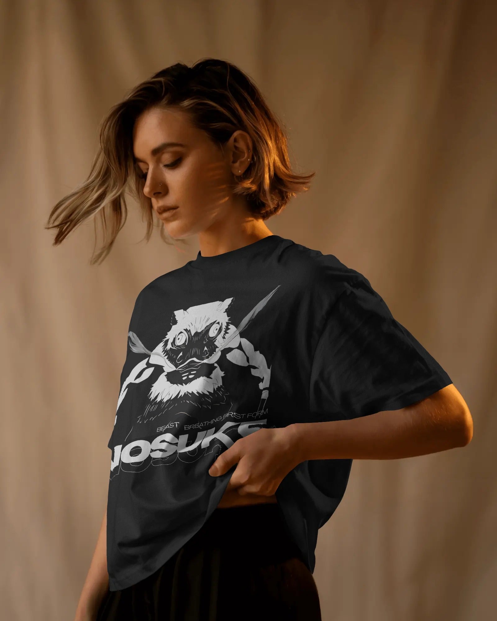 Inosuke Demon Slayer Oversized Tshirt