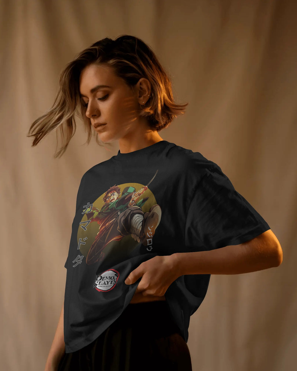 Tanjhiro Infinity Castle Oversized Tshirt Demon Slayer