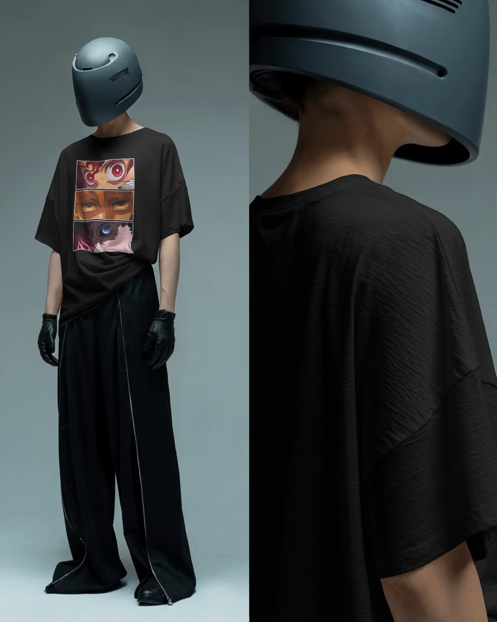 Trio Demon Slayer Oversized Tshirt