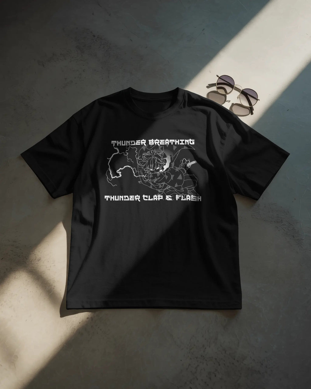 Thunder Breathing Oversized Tshirt Demon Slayer