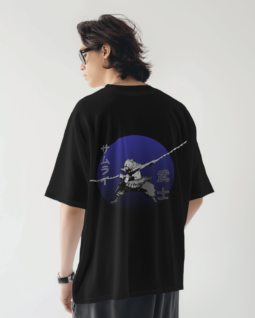 INOSUKE demon slayer Oversized Tshirt
