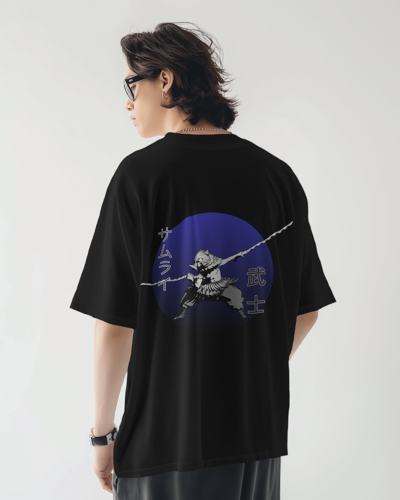 INOSUKE demon slayer Oversized Tshirt