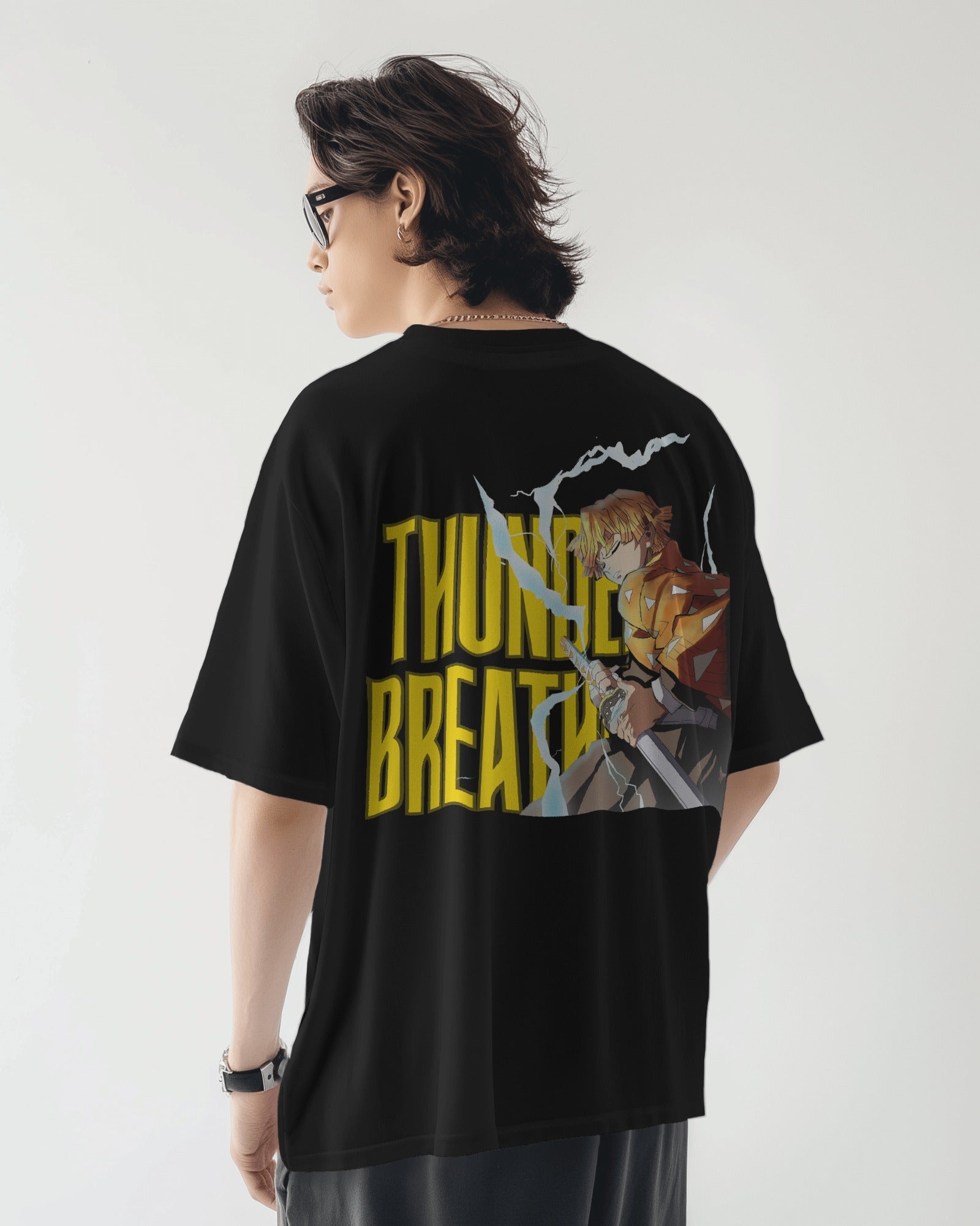 Thunder Breathing Oversized Tshirt Demon Slayer