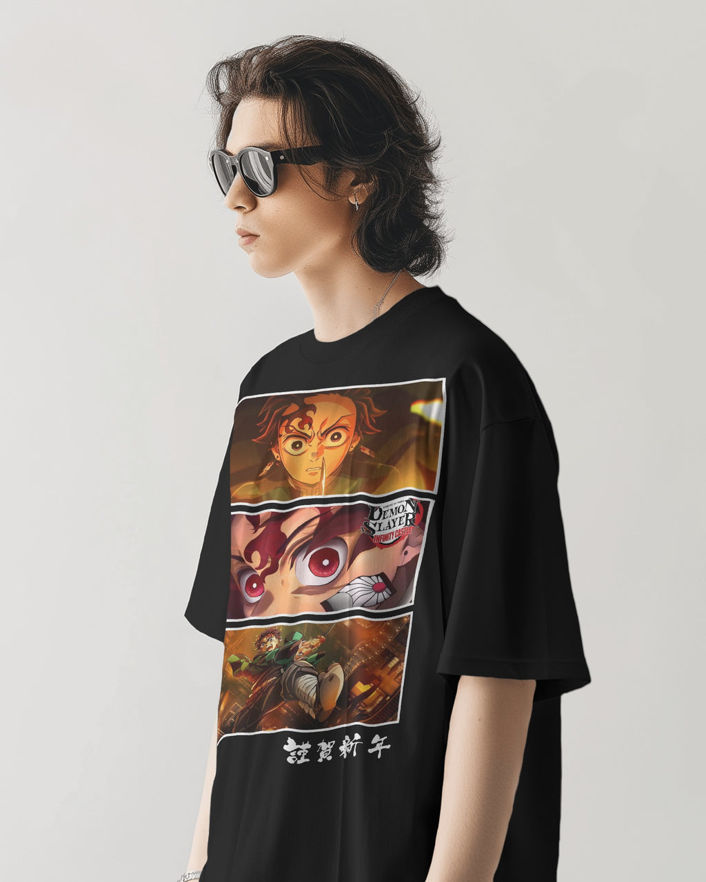 Infinity Castle Tanjhiro Oversized Tshirt Demon Slayer