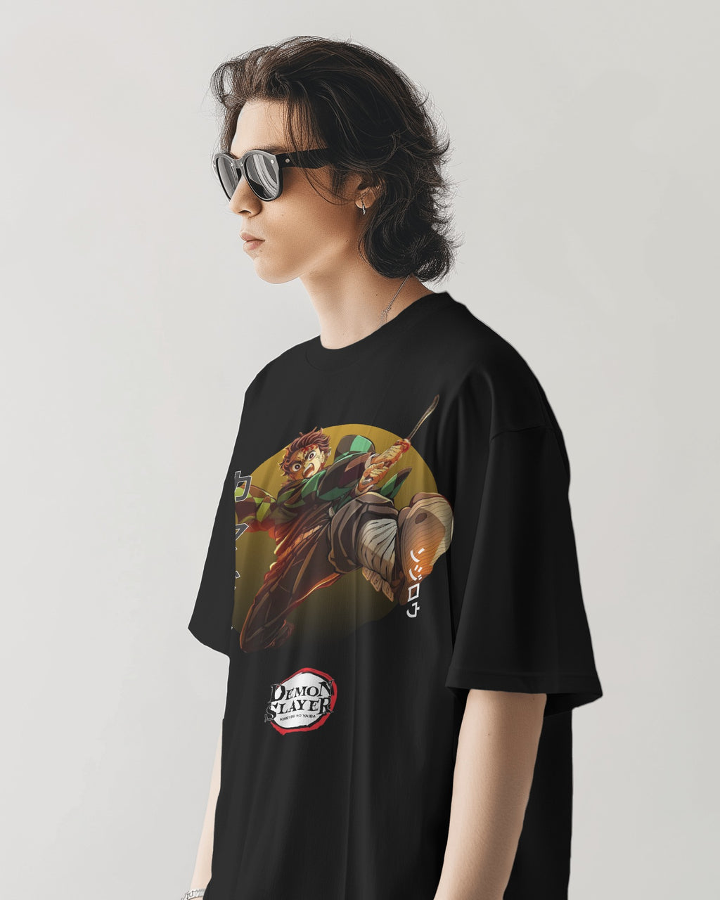 Tanjhiro Infinity Castle Oversized Tshirt Demon Slayer