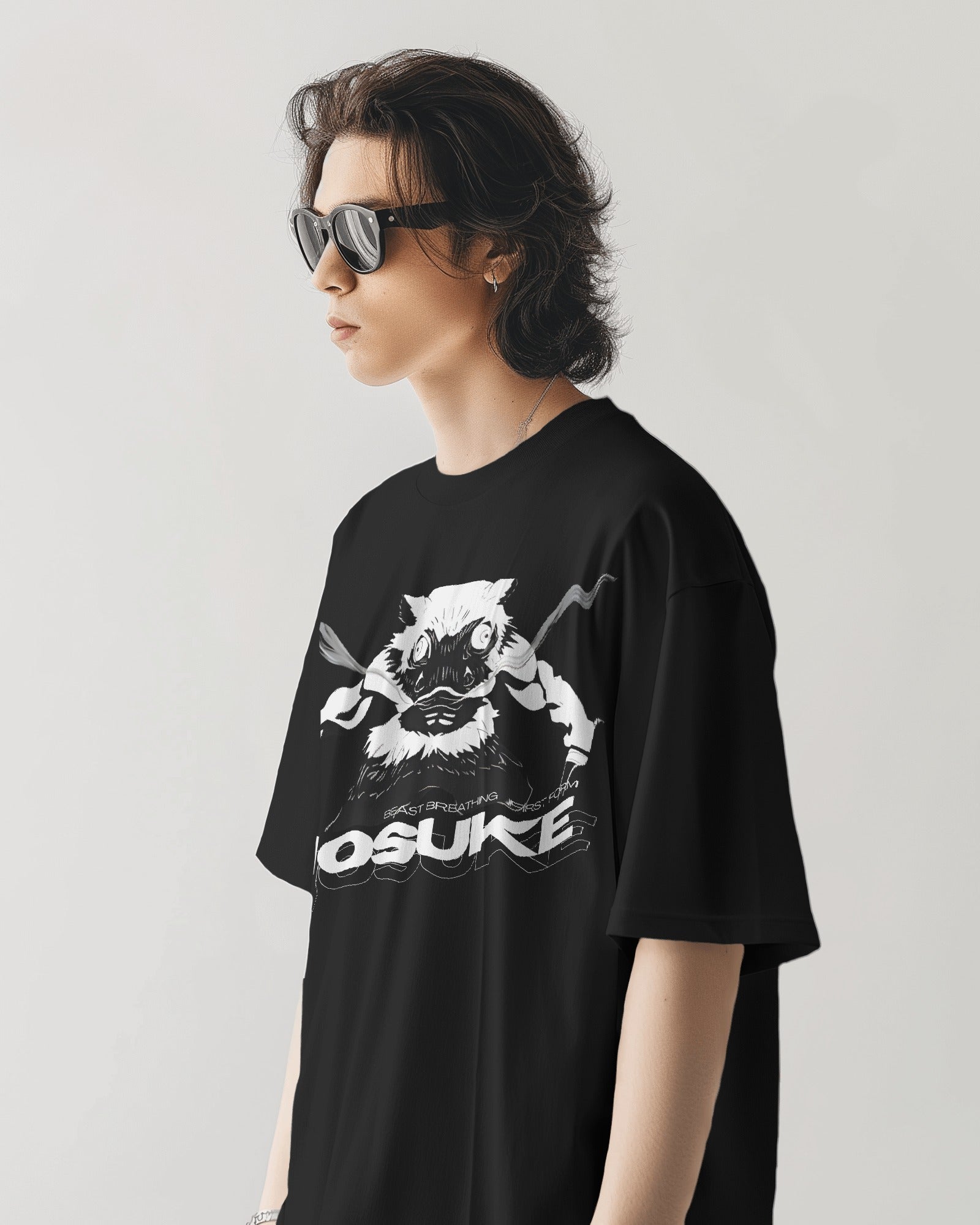 Inosuke Demon Slayer Oversized Tshirt