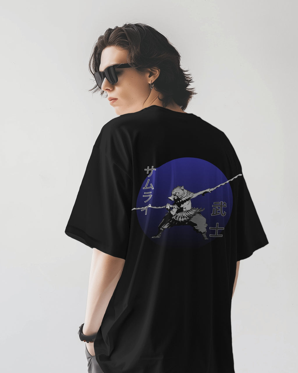 INOSUKE demon slayer Oversized Tshirt