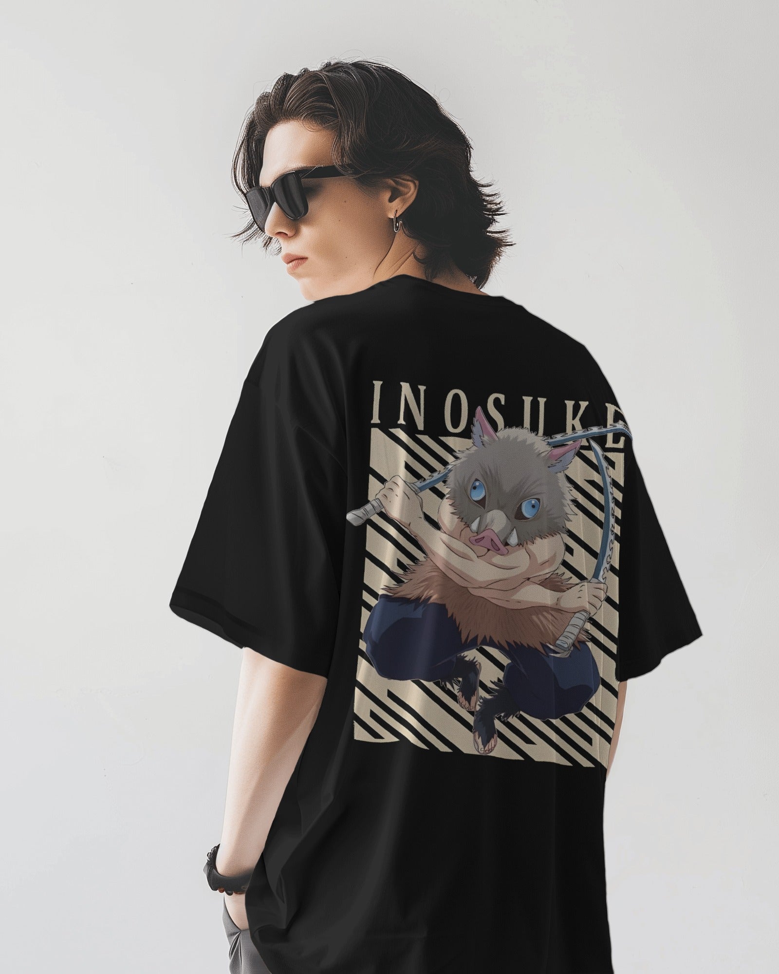 Inosuke Hashibira Demon Slayer Oversized Tshirt